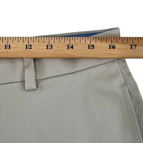 Brooks Brothers Clark Advantage Chino Pants Khaki Tan Mens 33x30* Stretch Cotton - Picture 5 of 9